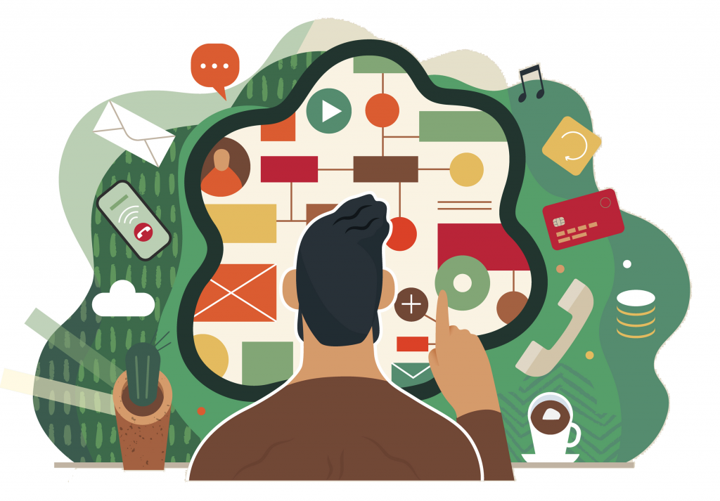 Uma imagem representando os serviços de desenvolvimento